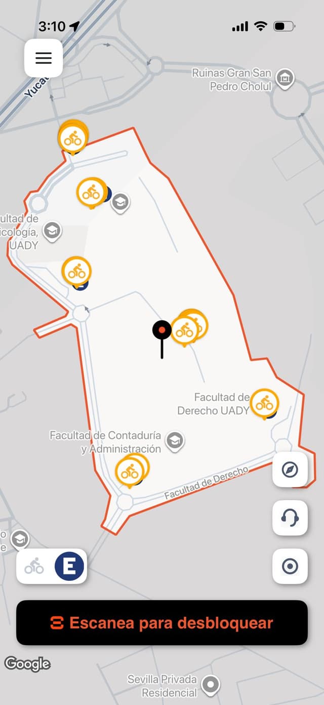 App En Bici - Mapa de estaciones